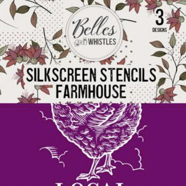Dixie Belle Silk Screen Stencil Farmhouse