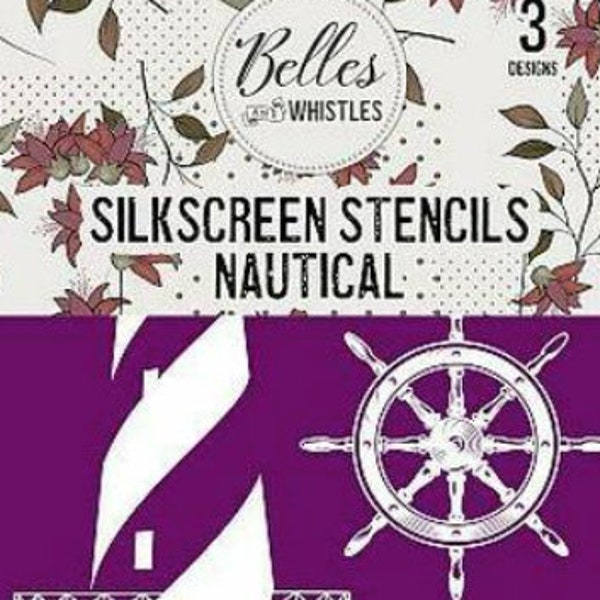 Dixie Belle Silk Screen Stencil Nautical