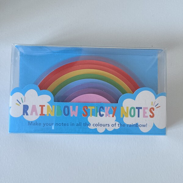 Rainbow Sticky Notes