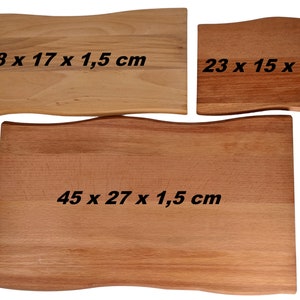 Wunschtext Schild personalisiert aus Holz mit Gravur selbst gestalten Buche Massiv Holzschilder 23 45 cm Bild 8