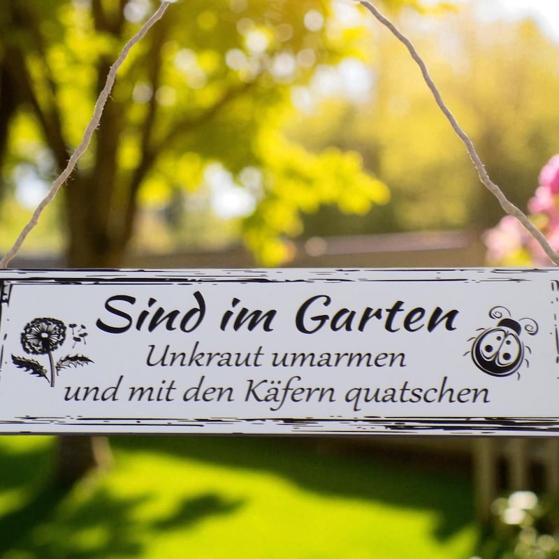 Gartenschilder Mit Spruchen