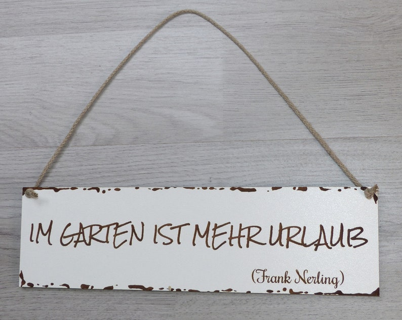 Schild personalisiert aus Holz oder Acryl Wetterfest mit Gravur selbst gestalten Weiß Holzschilder 28 59 cm Bild 9