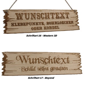 Holzschild Wunschtext - Schilder Online Kaufen