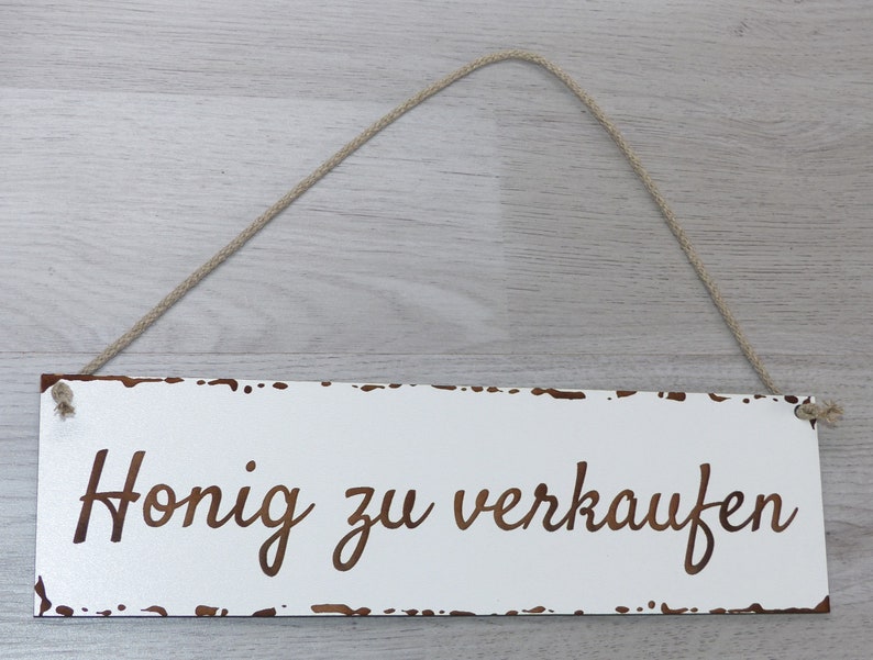 Schild personalisiert aus Holz oder Acryl Wetterfest mit Gravur selbst gestalten Weiß Holzschilder 28 59 cm Bild 10