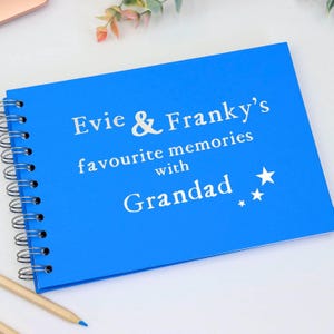 Personalised Book of Condolence. Book of Remembrance. Happy Memories Book. In Loving Memory Book. A5 Grief Journal, Kids remembrance book