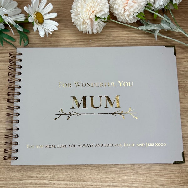 Memory Book | Gift For Mum | Mum To Be Gift | Gift For Mom | Letters To My Mum In Heaven | Mother'S Day | Grief Journal | Memorial Gift