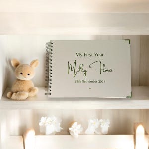 Baby-Gedächtnisbuch - Kundengerechtes Baby-Sammelalbum - perfektes Geschenk für neue Eltern - Babypartygeschenk