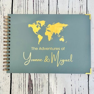 Adventure Awaits Personalised Travel Memory Book – Stationery & Office Desk  Accessories
