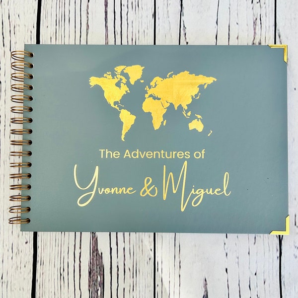 Photo Album | Adventure Book | Memories Book | Holiday Scrapbook | Holiday Book | Couples Gift | Travel Book | Gift For Travellers