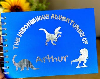 Personalised Children's Scrapbook | Dinosaur Photo Album