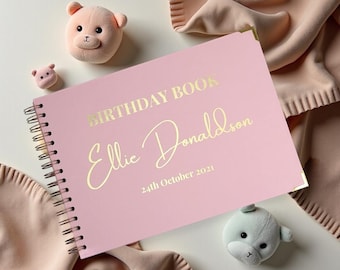 Personalized Birthday Journal: Baby to Sweet Sixteen, Keepsake Memory Book