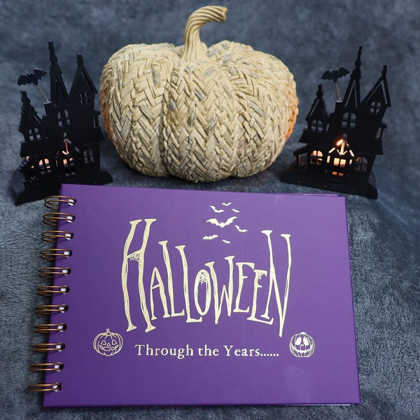 Children's Halloween Memory Book | Remember all the costumes and fancy dress your Kids wore over the years in one place | Personalised book