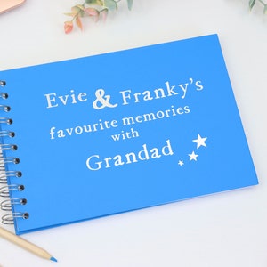 Personalised Book of Condolence. Book of Remembrance. Happy Memories Book. In Loving Memory Book. A5 Grief Journal, Kids remembrance book