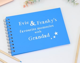 Personalised Book of Condolence. Book of Remembrance. Happy Memories Book. In Loving Memory Book. A5 Grief Journal, Kids remembrance book