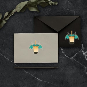 Dragonite Tea - Clear Boba Vinyl Sticker
