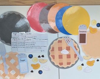 Grandma's Pies Dramatic Play Set: Fall Thanksgiving Activity (Digital Download)