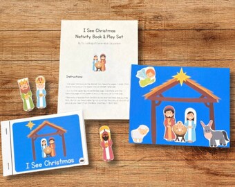 I See Christmas Book & Figurines