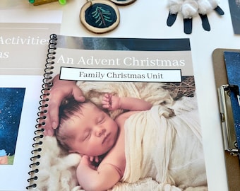 Christ-Centered Advent Christmas Unit: Crafts, Recipes, Puzzles (Digital Download)