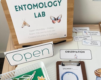 Entomology Lab Dramatic Play Printable