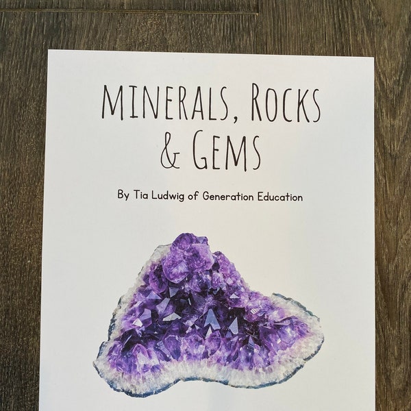 Minerals, Rocks & Gems Mini Unit