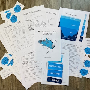Deep Sea creatures science unit