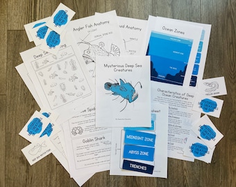 Deep Sea creatures science unit