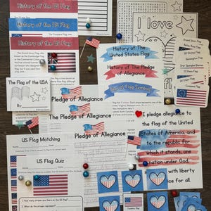 United States Flag History Mini Unit