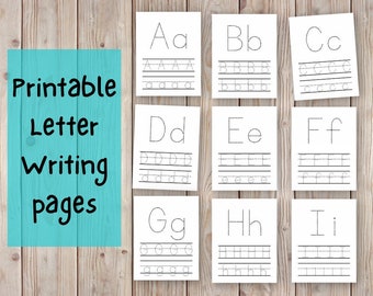 Letter Tracing Worksheets: Handwriting Practice, ABC, Preschool (PDF)