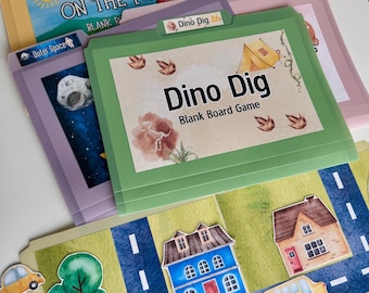 Watercolor Errorless File Folder Games: Activity Learning (6 Files)