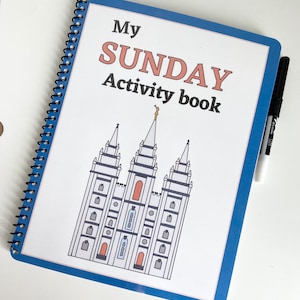 Church Activity Book fully assembled