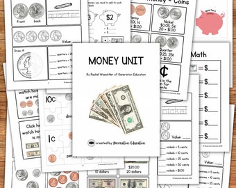 Kids Money Unit and Activities