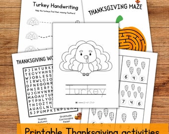 Thanksgiving Activity Bundle