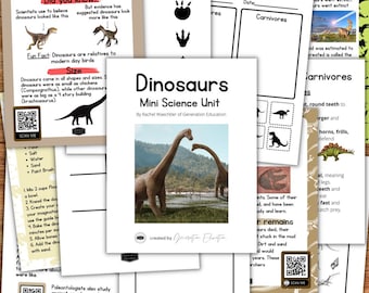 Mini Dinosaur Science Unit