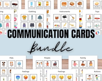 Printable Communication Cards: Autism & Special Needs Visual Aid (PDF)