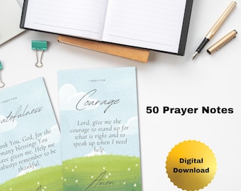 50 Christian Prayer Notes for Kids & Family (PDF Download)