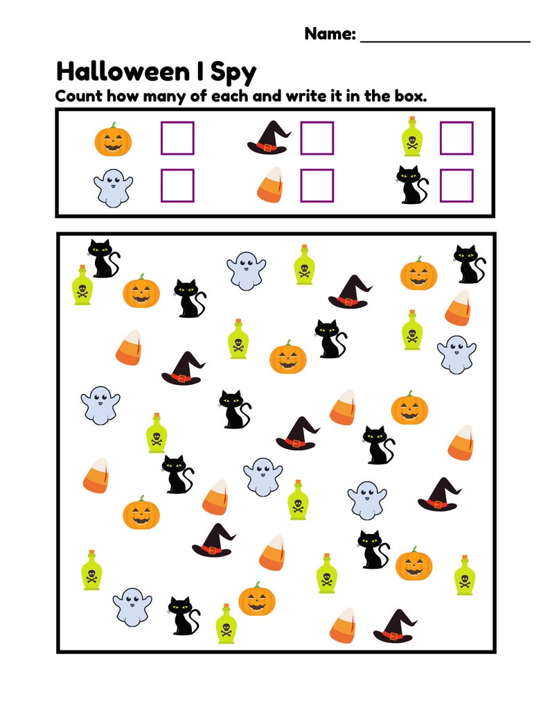 Printable Halloween Activities, Printable Halloween Masks Etsy