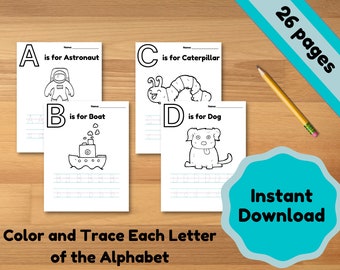 Printable Alphabet Worksheet for Kids