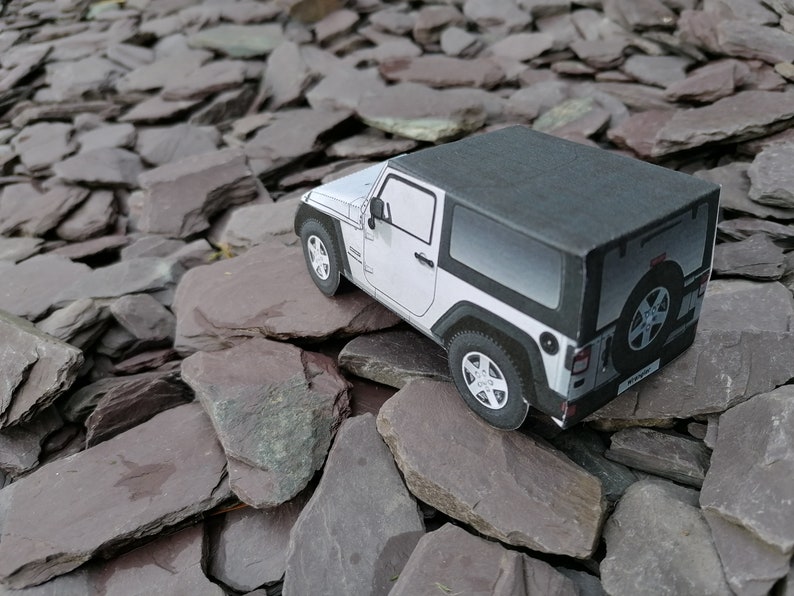 DIY Printable Jeep Wrangler Papercraft Jeep Printable - Etsy