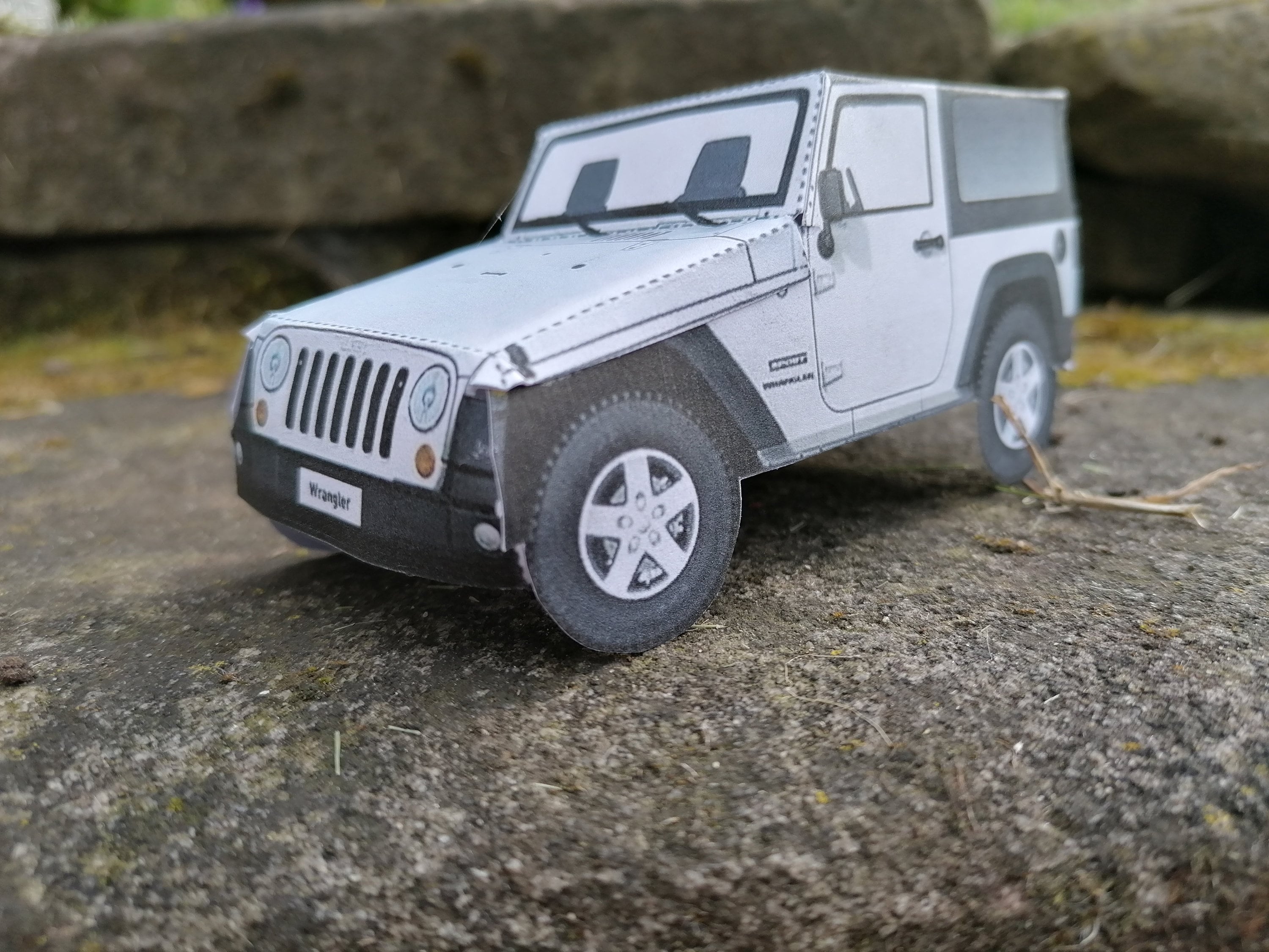 DIY Printable Jeep Wrangler Papercraft Jeep Printable - Etsy