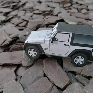 DIY Printable Jeep Wrangler Papercraft Jeep Printable - Etsy