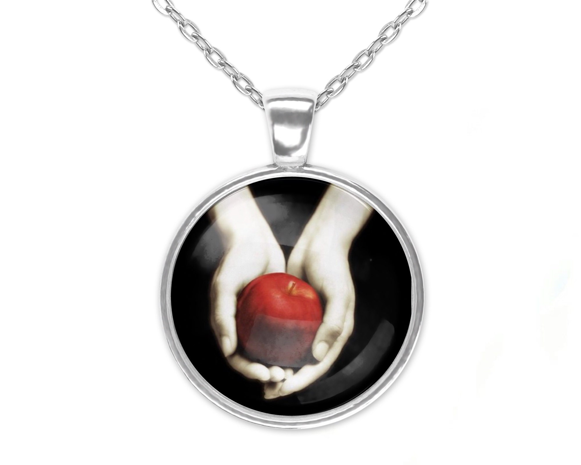 Twilight Saga Apple Hands Pendant Necklace Edward Cullen | Etsy