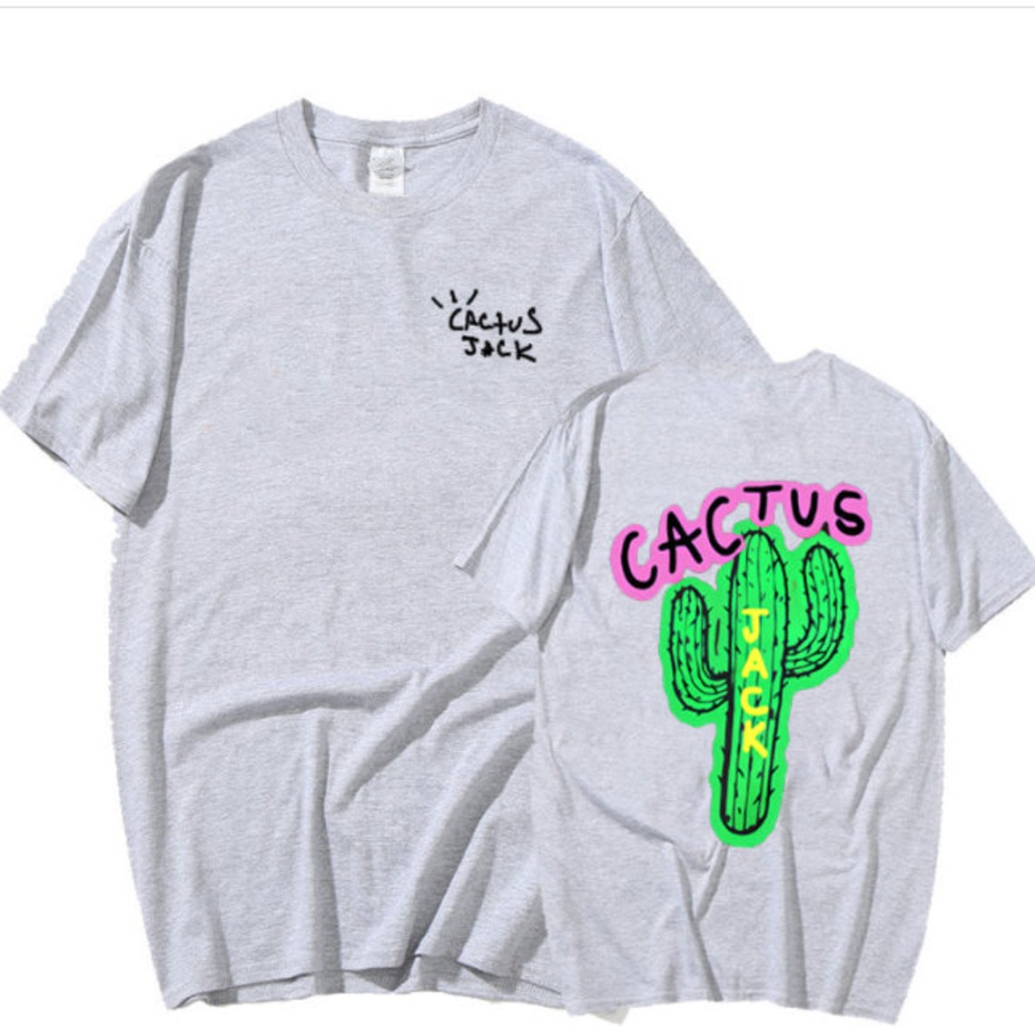 Travis Scott Cactus Jack Luxury Men Cotton T Shirt Hip Hop Men Etsy