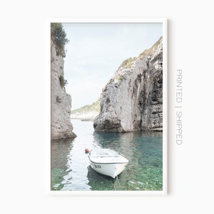 Coastal Boat Photography | Croatia Mailed Print