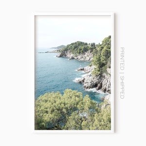 Croatia Poster | Coastal Wall Art | Mediterranean Sea | Seascape Photography | Mailed Print | Dubrovnik Photo