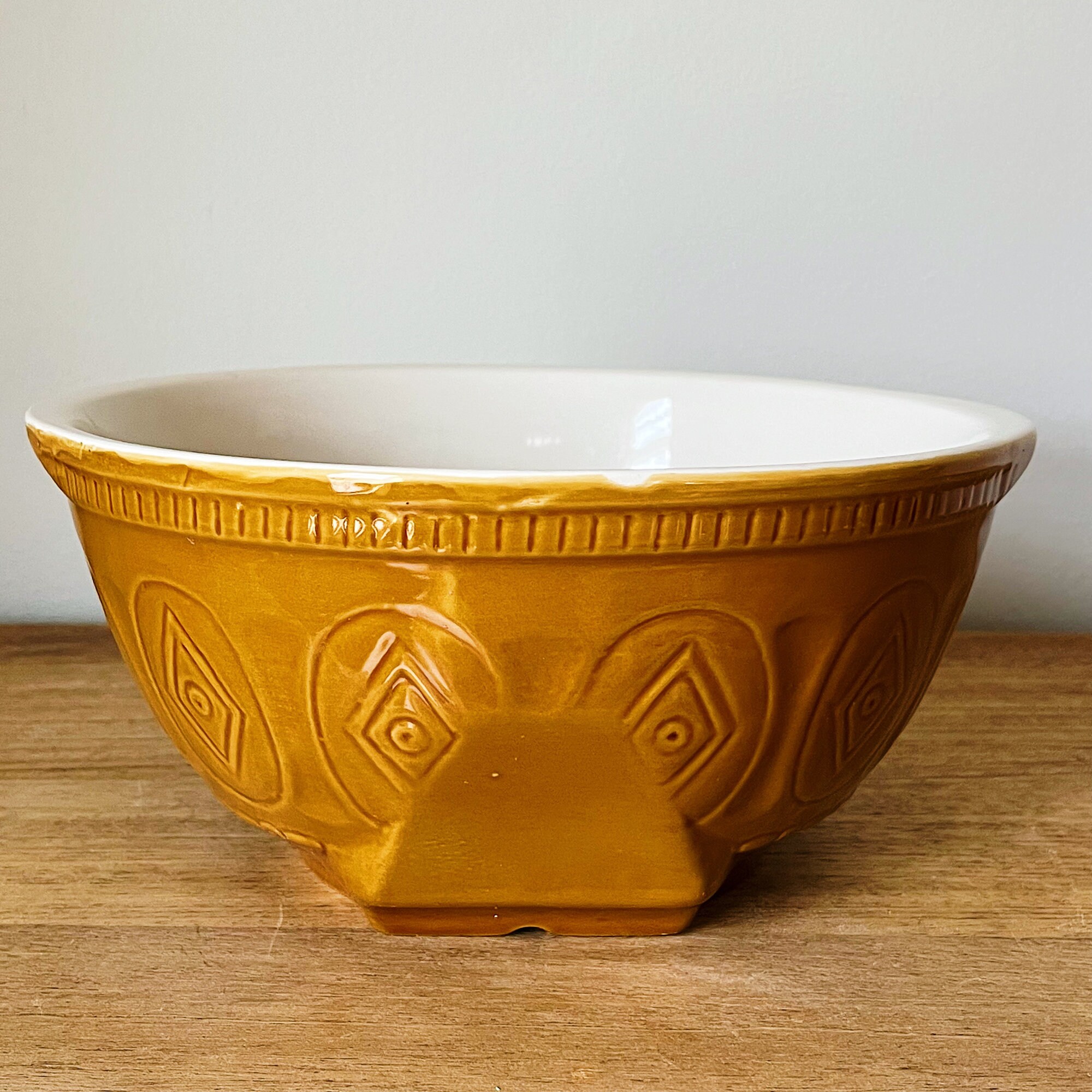 Vintage Gripstand Mixing Bowl Stoneware Mixing Bowl Paderno Etsy