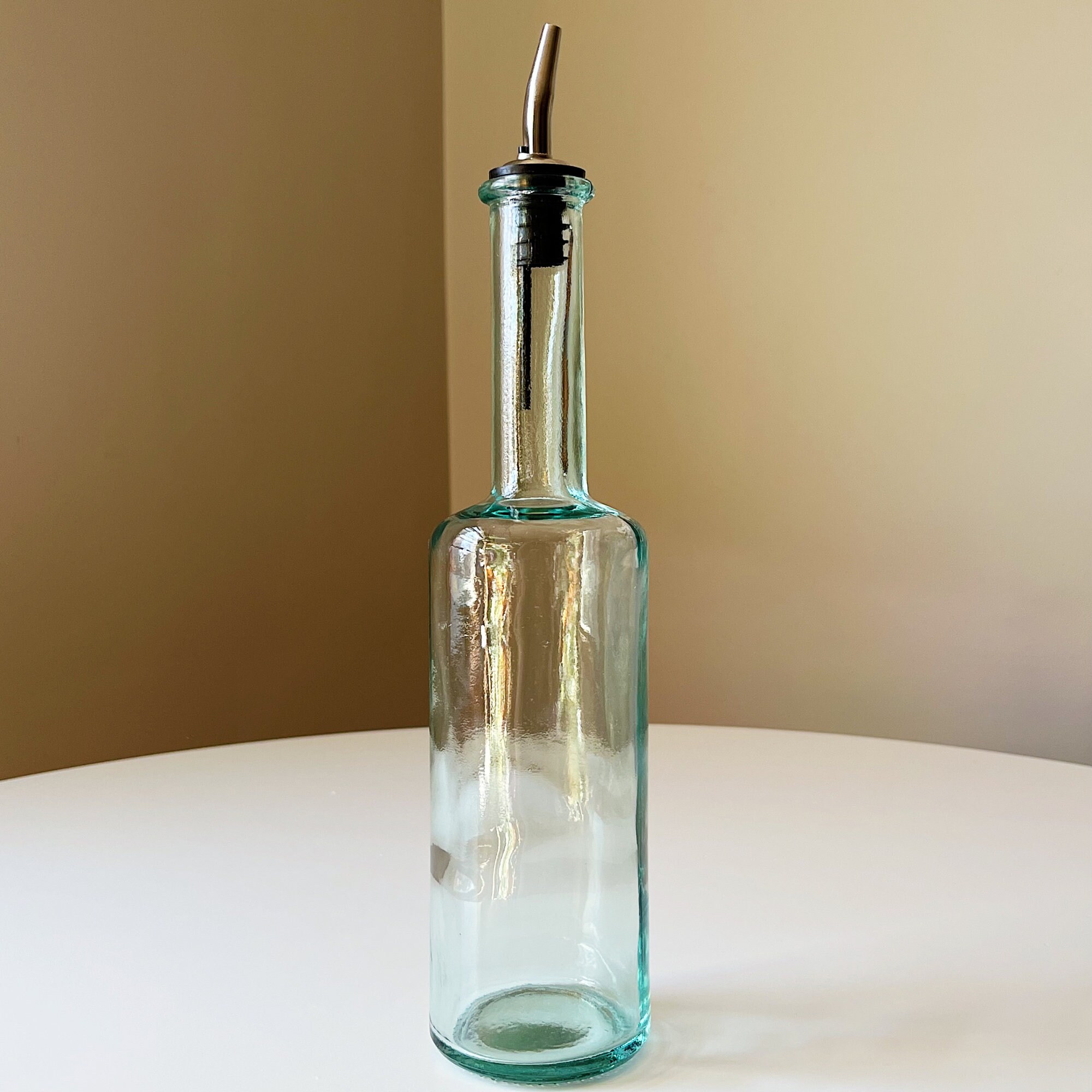 Glass Oil Decanter Olive Oil Dispenser 16oz Oil Decanter Etsy