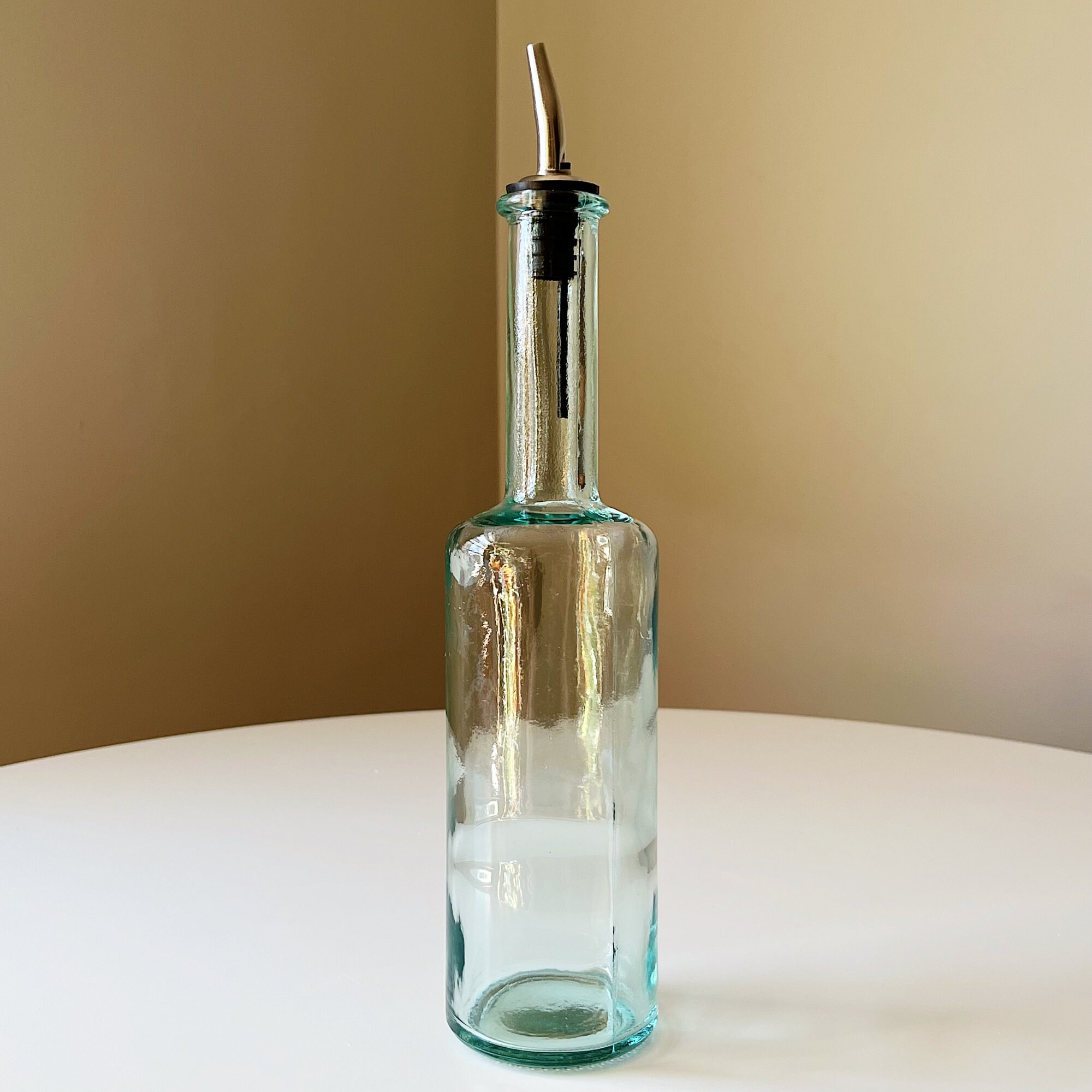 Glass Oil Decanter Olive Oil Dispenser 16oz Oil Decanter Etsy