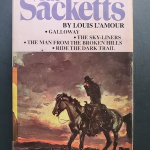 LOUIS L'amour Ride the River 17 the Sacketts 1983 