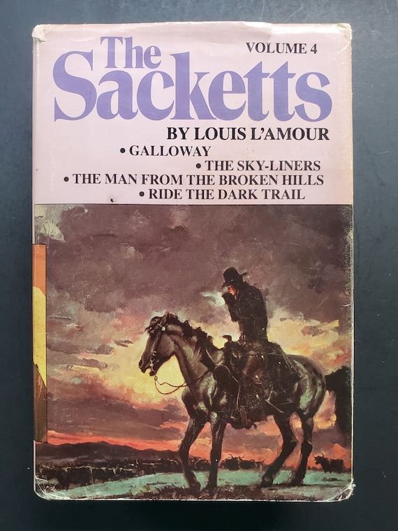 The Sacketts Volume 4 by Louis L'amour 1980 Book Club 