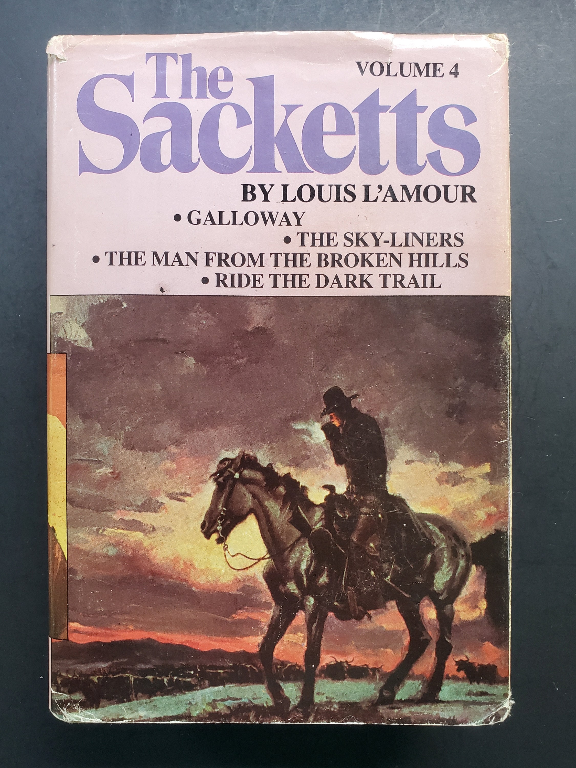 Lot of 4 Louis L'Amour Paperback Western Books From The Sacketts Series